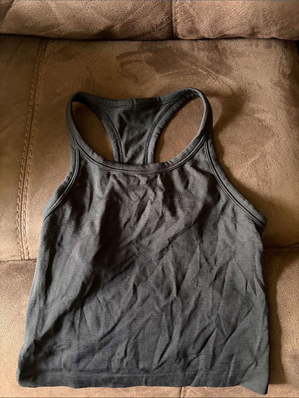 lulu cropped racerbank tank